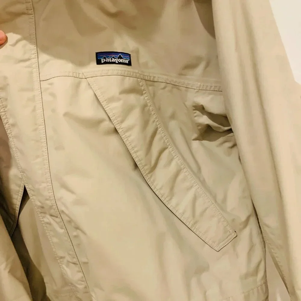 Patagonia Storm Jacket Nylon Hooded Parka Size Medium